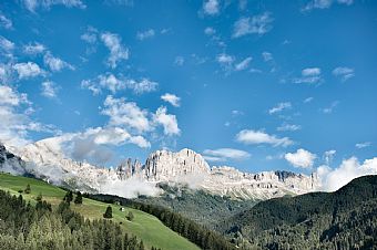 view of the Rosengarten (Catinaccio)