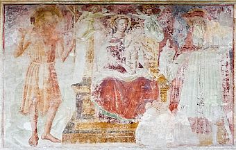 Abbazia di Santa Bona a Vidor: affresco