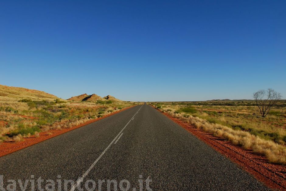 on the road