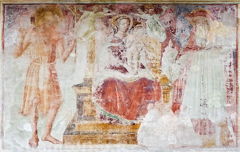 Abbazia di Santa Bona a Vidor: affresco