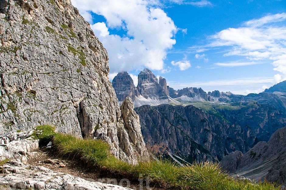 panorama sulle Tre Cime di Lavaredo (Drei Zinnen)